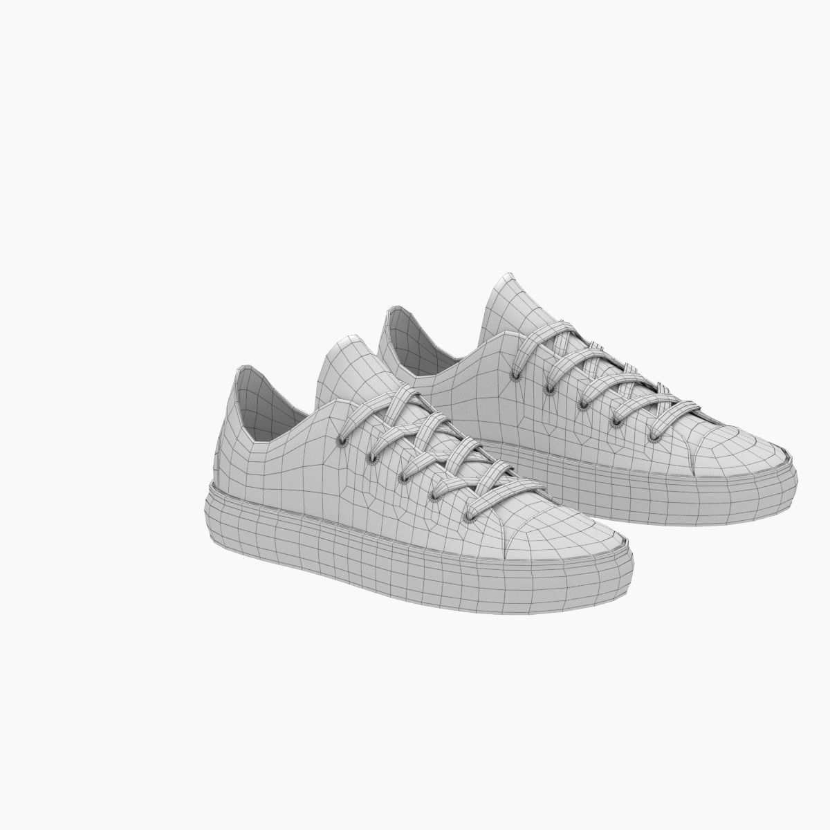 Sneakers for girl 3D model_15