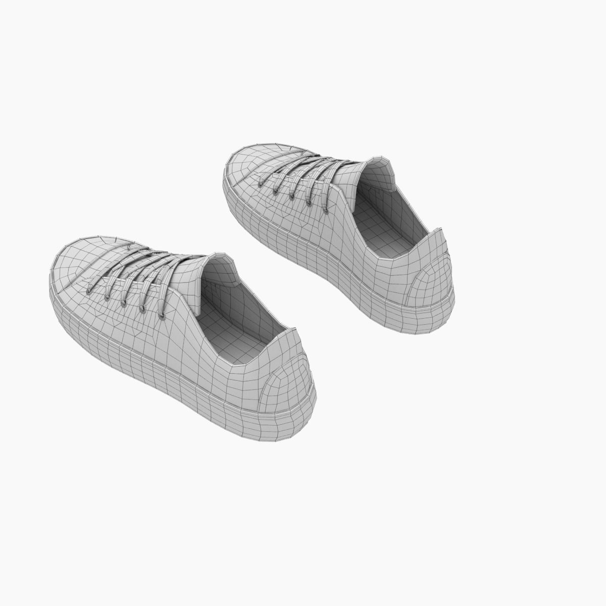 Sneakers for girl 3D model_39