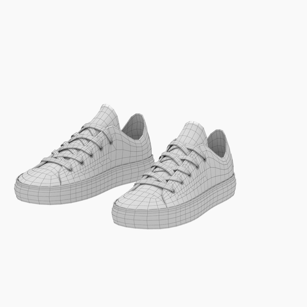 Sneakers for girl 3D model_24