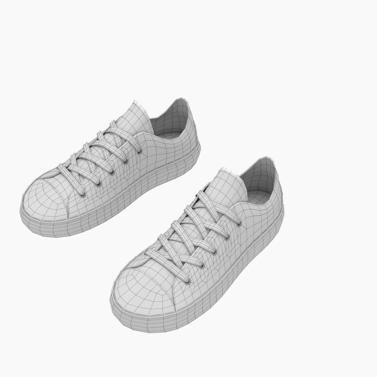 Sneakers for girl 3D model_41