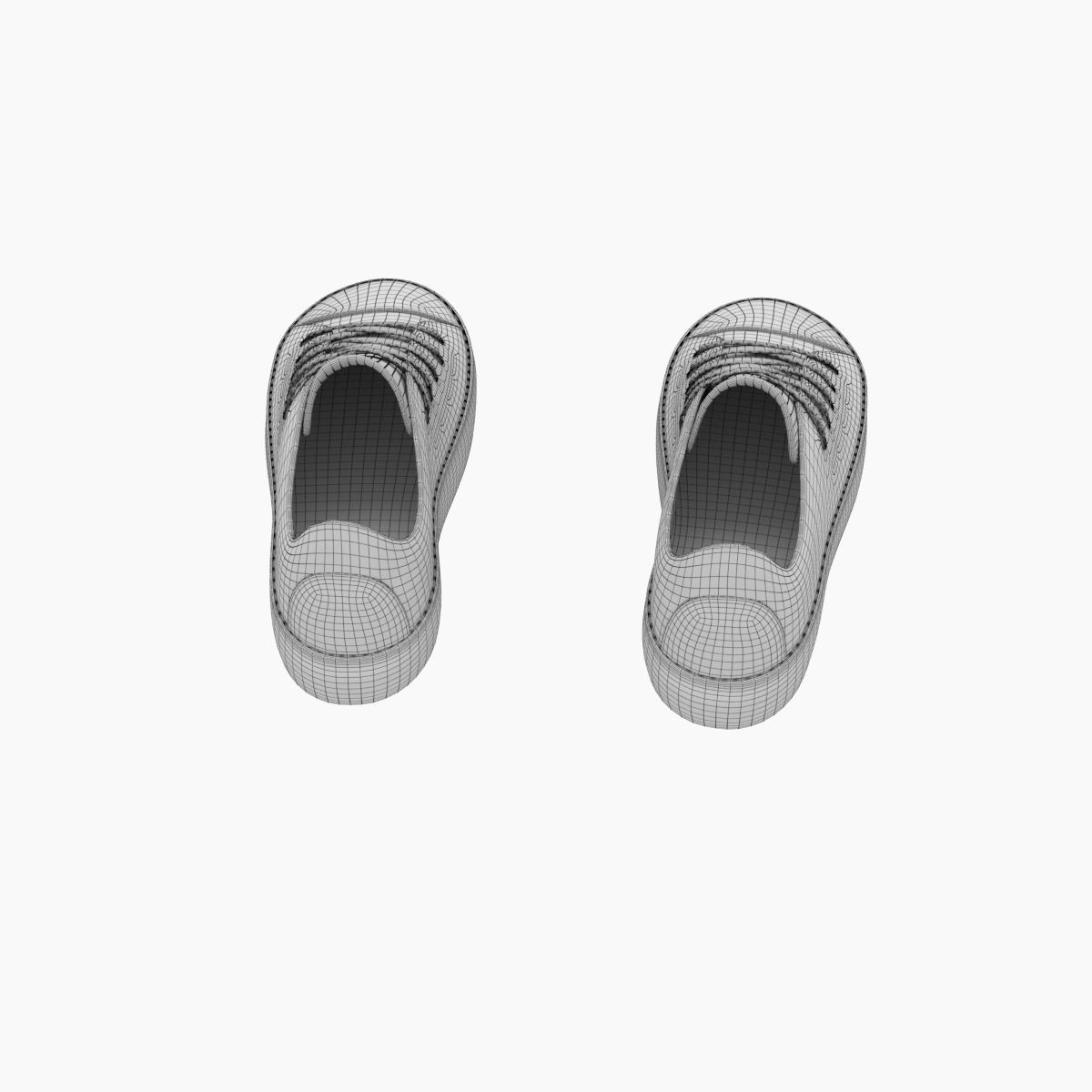 Sneakers for girl 3D model_46