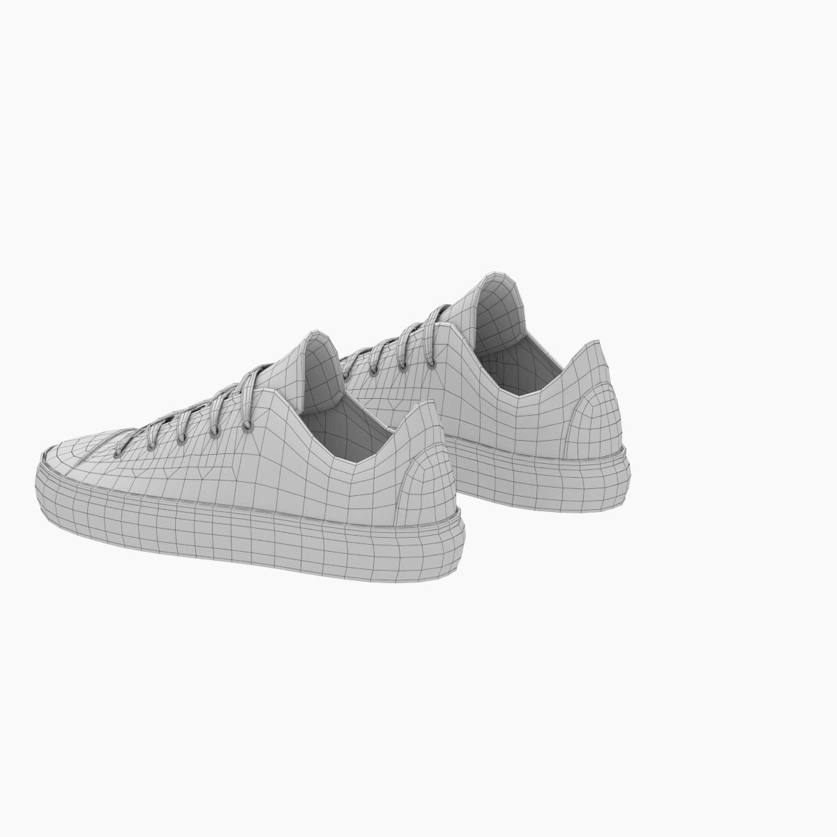 Sneakers for girl 3D model_21