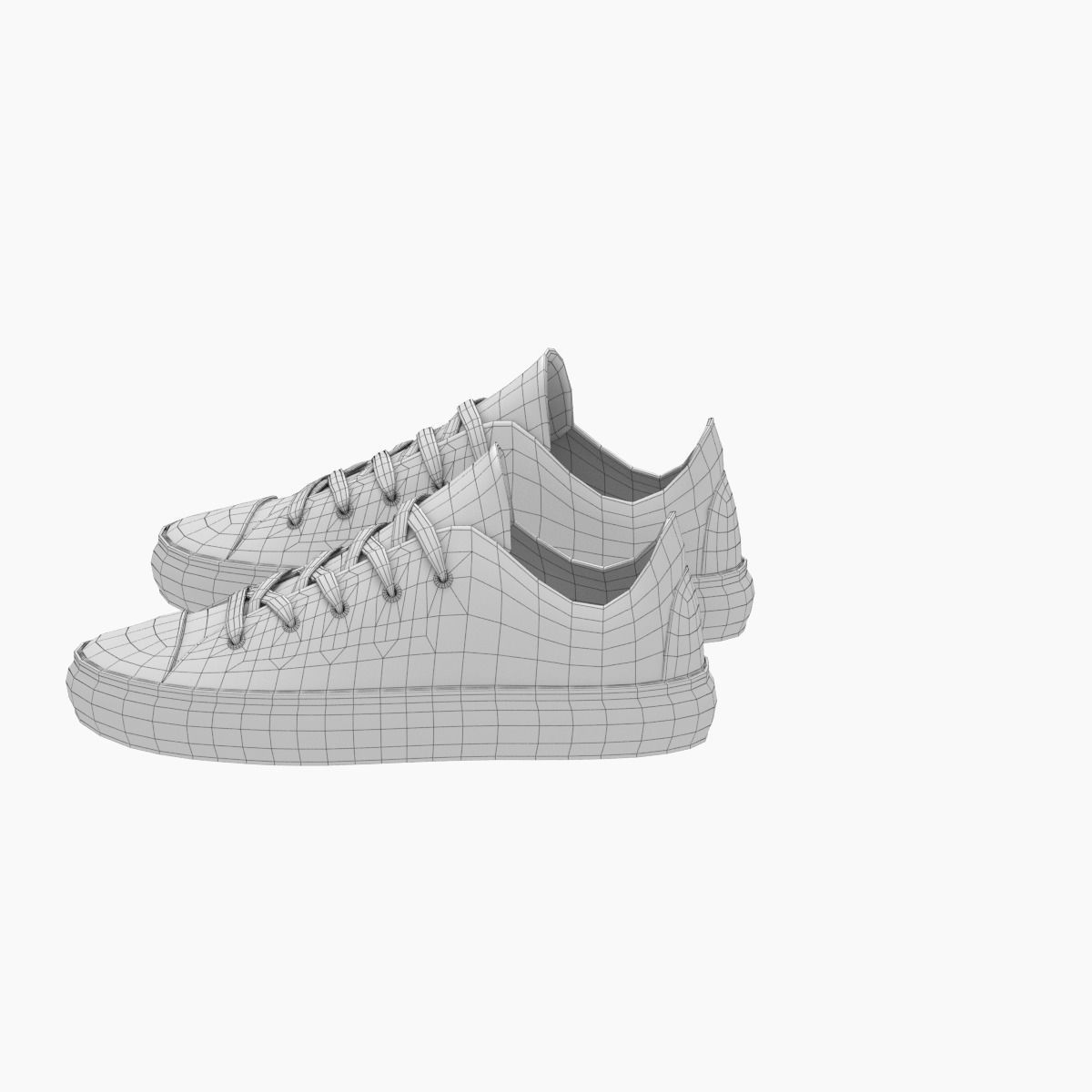 Sneakers for girl 3D model_22