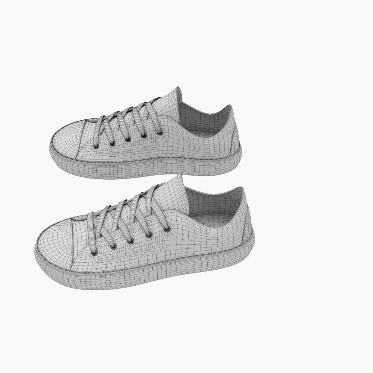 Sneakers for girl 3D model_48