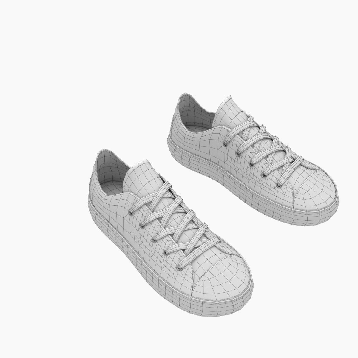 Sneakers for girl 3D model_35