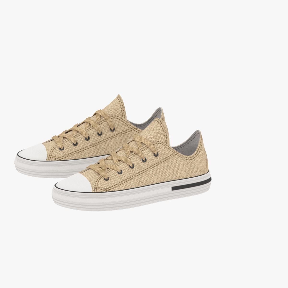 Sneakers for girl 3D model_10