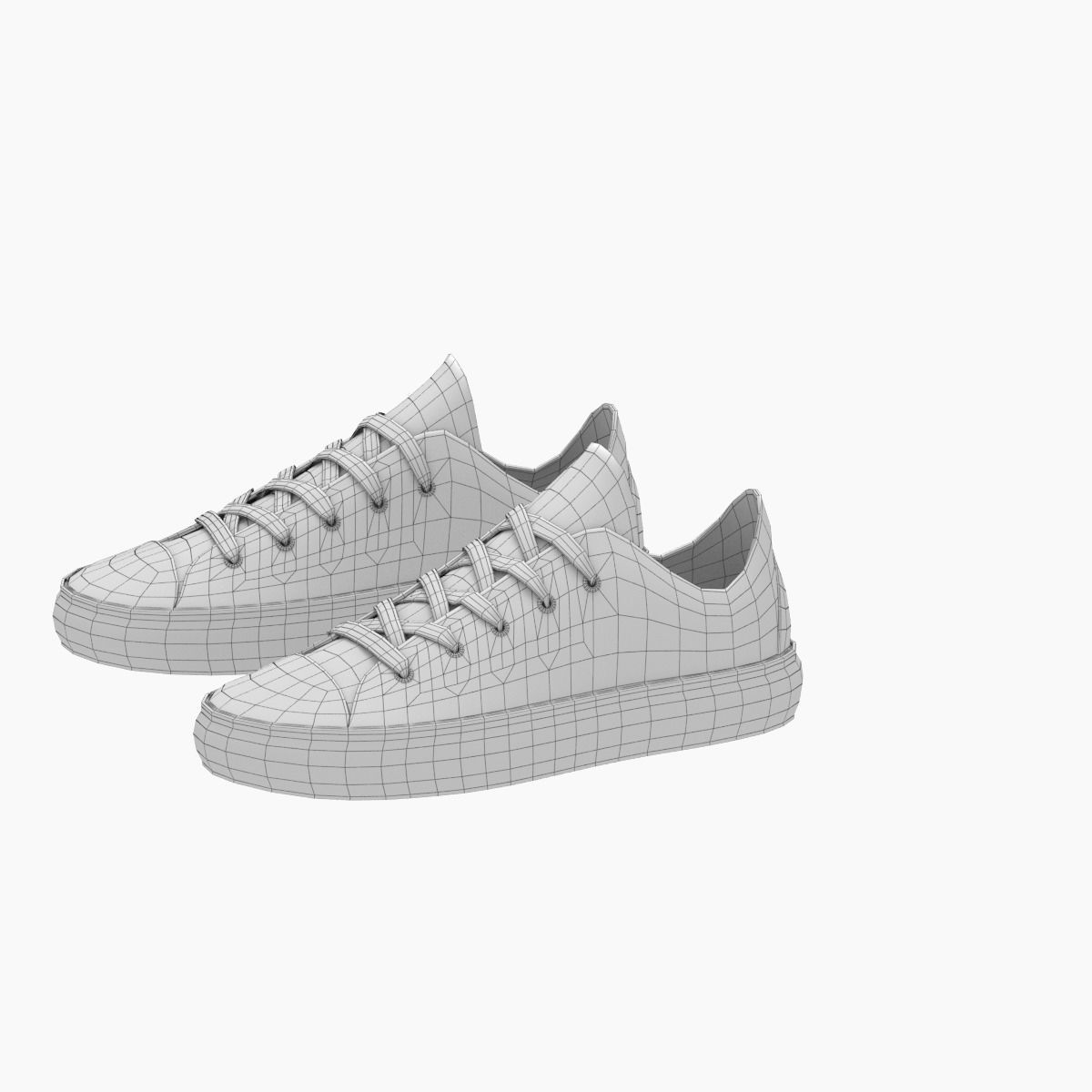 Sneakers for girl 3D model_23