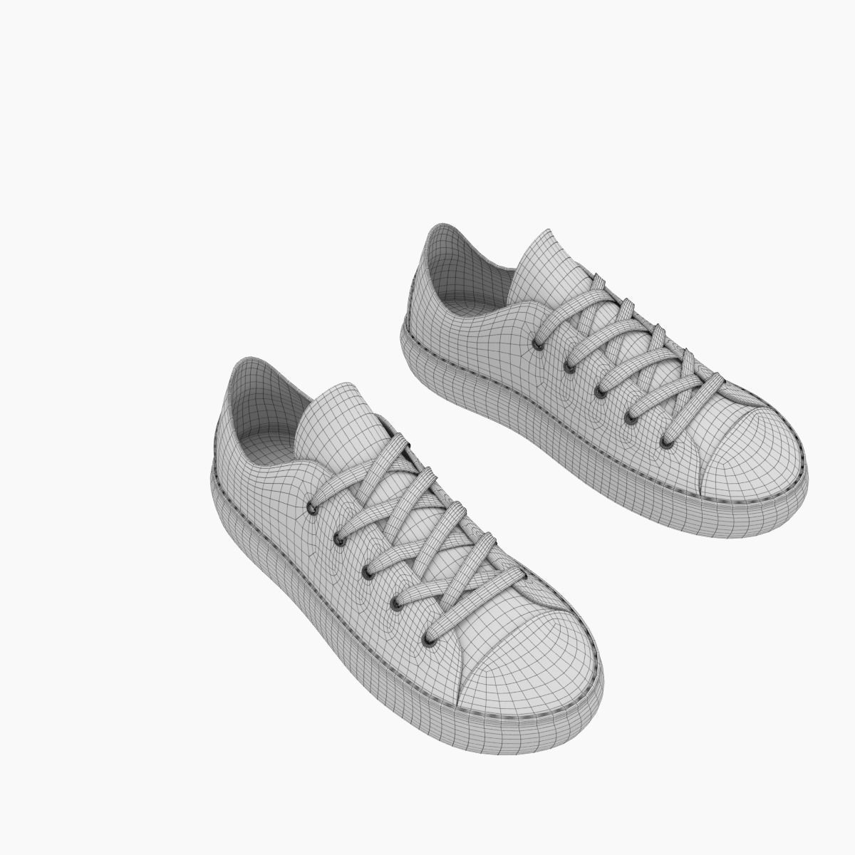 Sneakers for girl 3D model_43