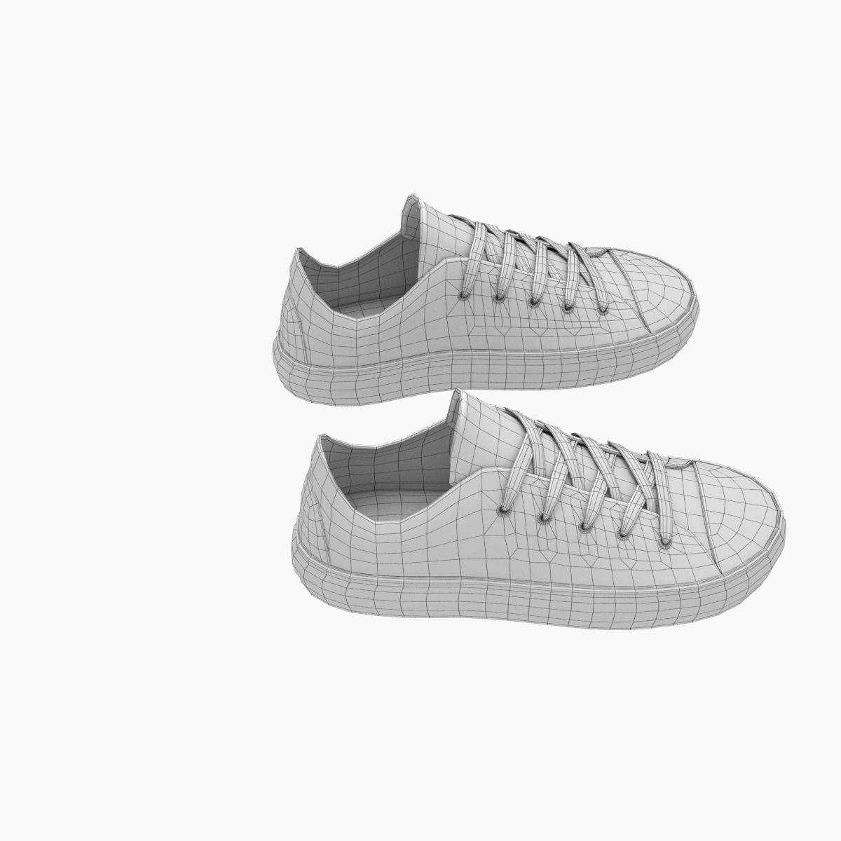 Sneakers for girl 3D model_36