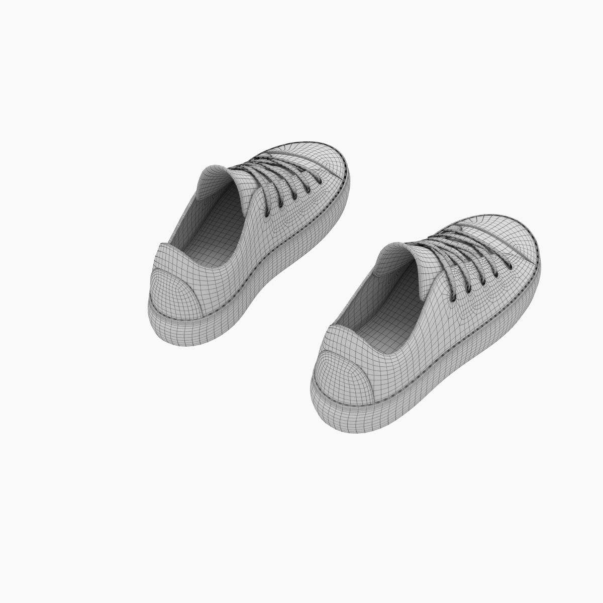 Sneakers for girl 3D model_45