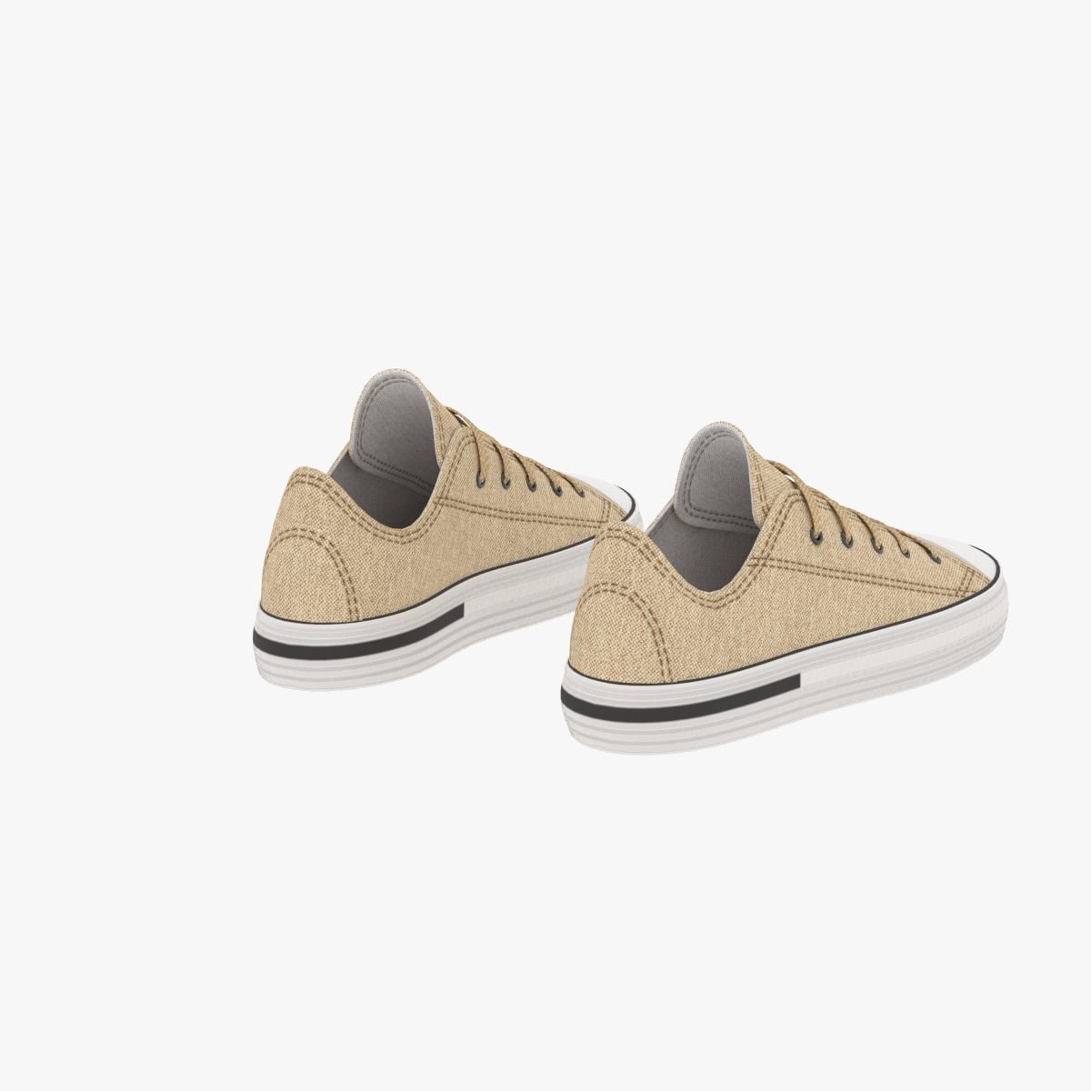 Sneakers for girl 3D model_5