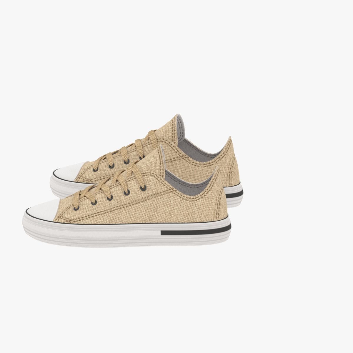 Sneakers for girl 3D model_9