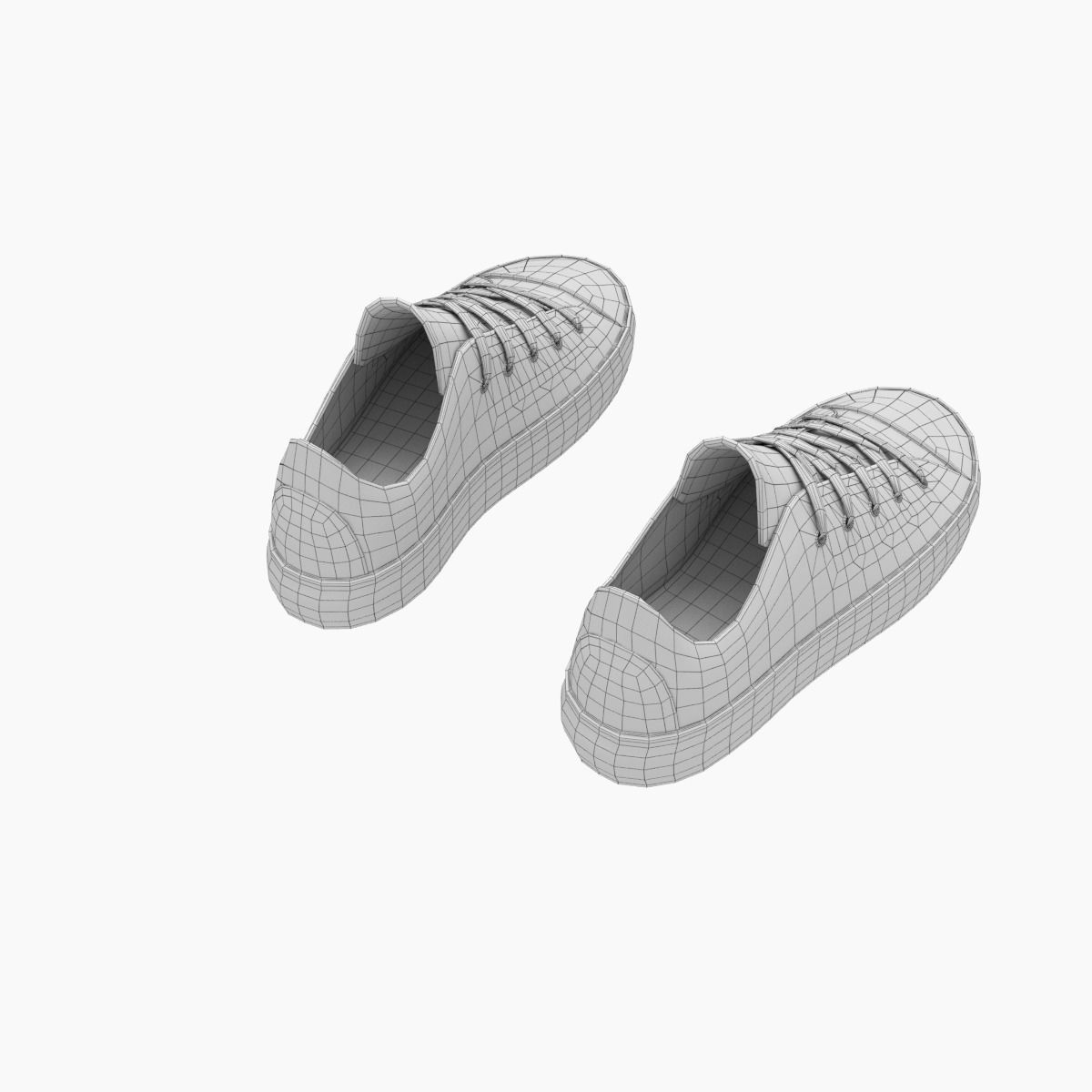 Sneakers for girl 3D model_37