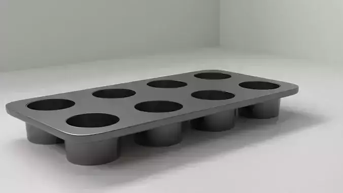 Muffin Tin Pan 1 3D model