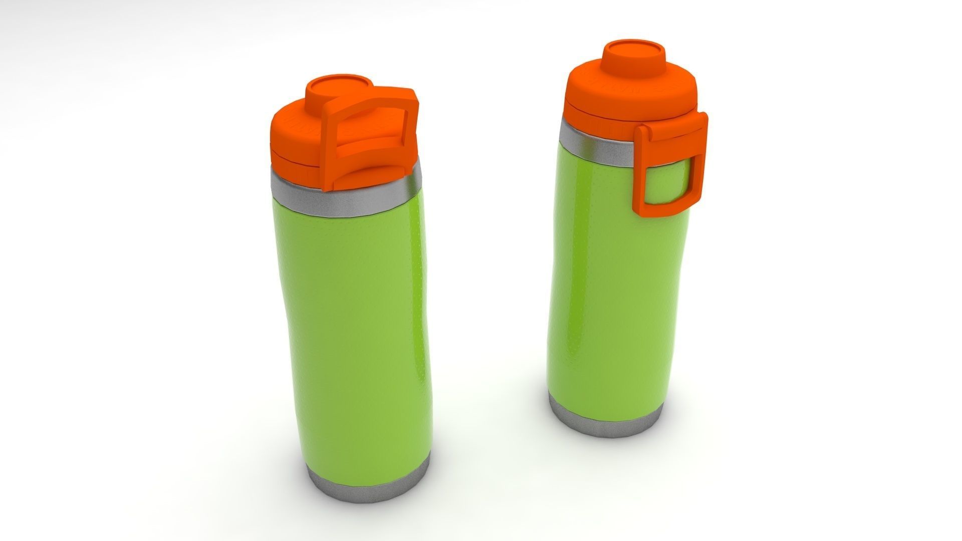 Drinking Bottle Low-poly 3D model_4