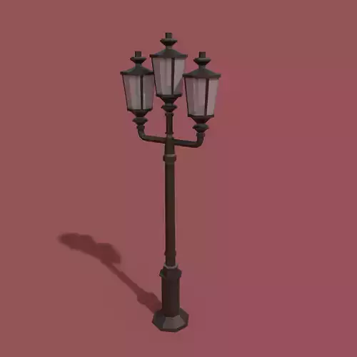 Light Pole Free low-poly 3D model