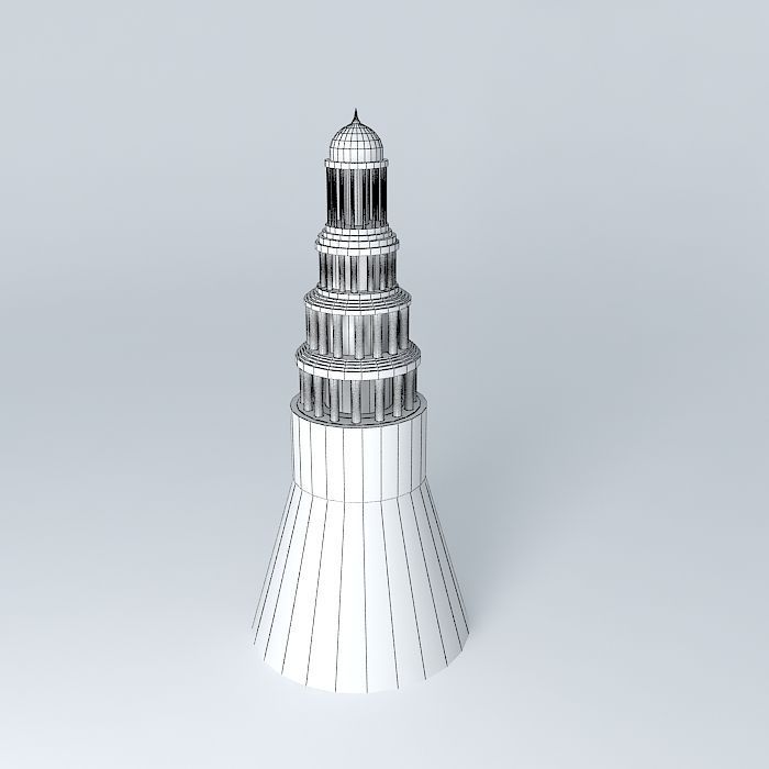 Lighthouse tower Free 3D model_4