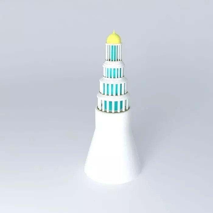Lighthouse tower Free 3D model_0