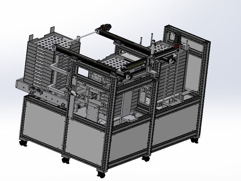 Stacking machine Low-poly 3D model_6