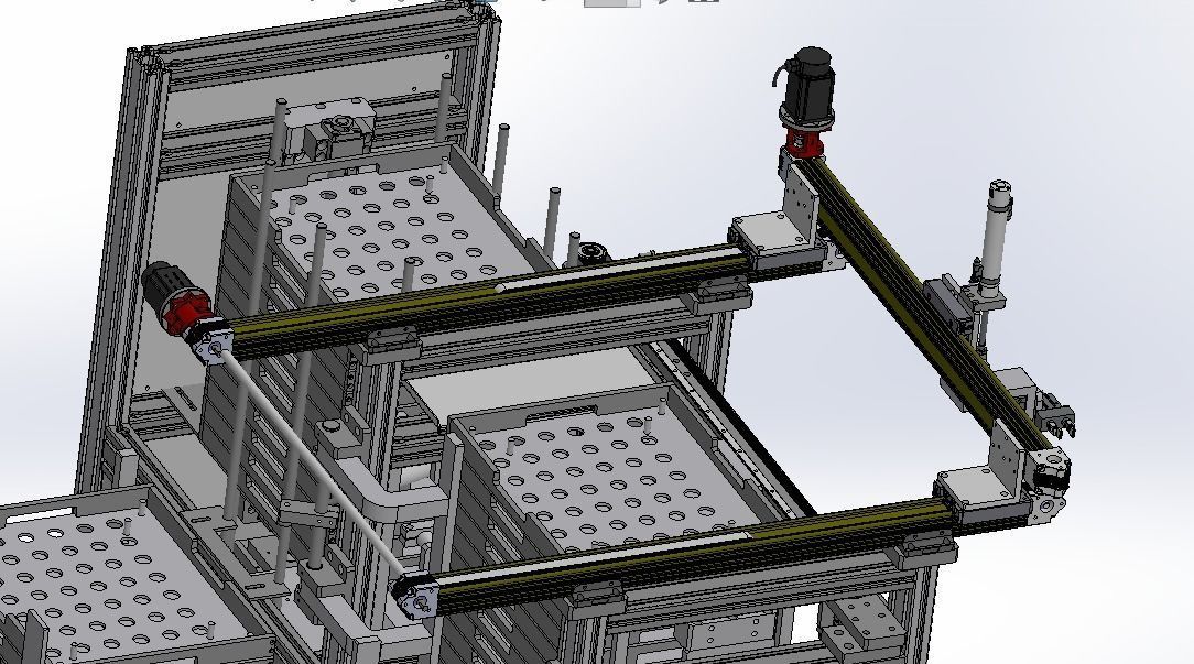 Stacking machine Low-poly 3D model_4