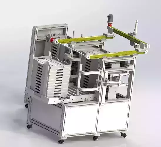 Stacking machine Low-poly 3D model Stacking machine Low-poly 3D model