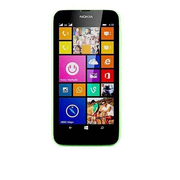 Nokia Lumia 630 635 Dual SIM Green 3D model_4