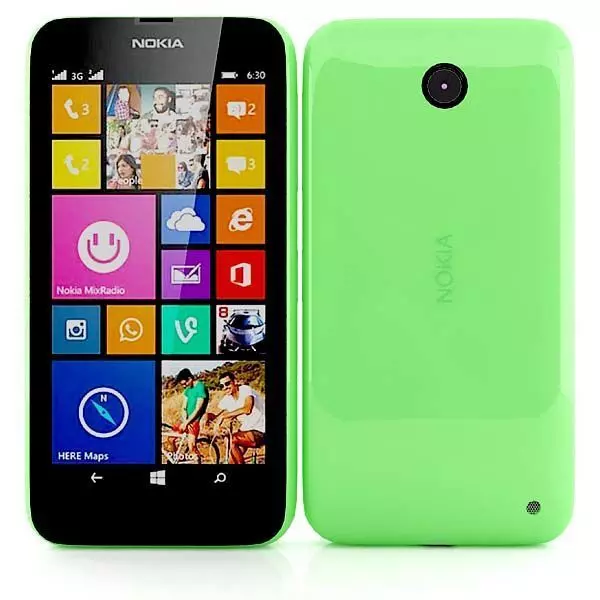 Nokia Lumia 630 635 Dual SIM Green 3D model_0