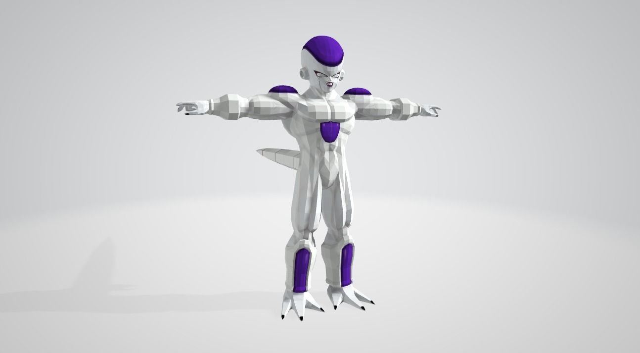 Frieza Final Form Max Power Low-poly 3D model_2