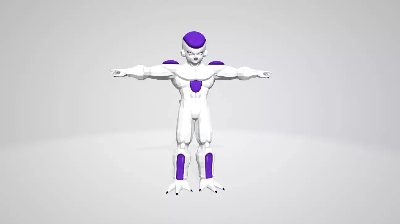 Frieza Final Form Max Power Low-poly 3D model_0