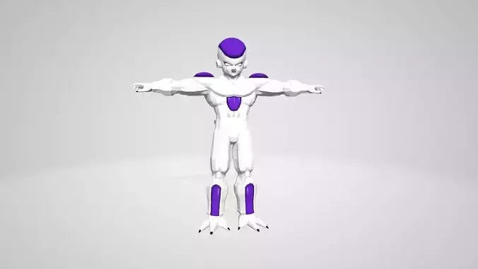 Frieza Final Form Max Power Low-poly 3D model