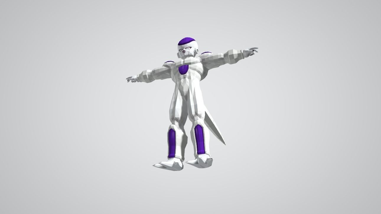 Frieza Final Form Max Power Low-poly 3D model_4