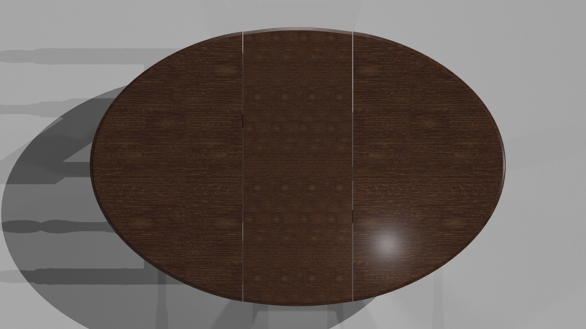 Gate Leg Table 3D model_2