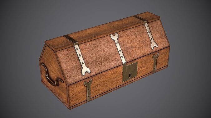 Case Medieval Free low-poly 3D model
