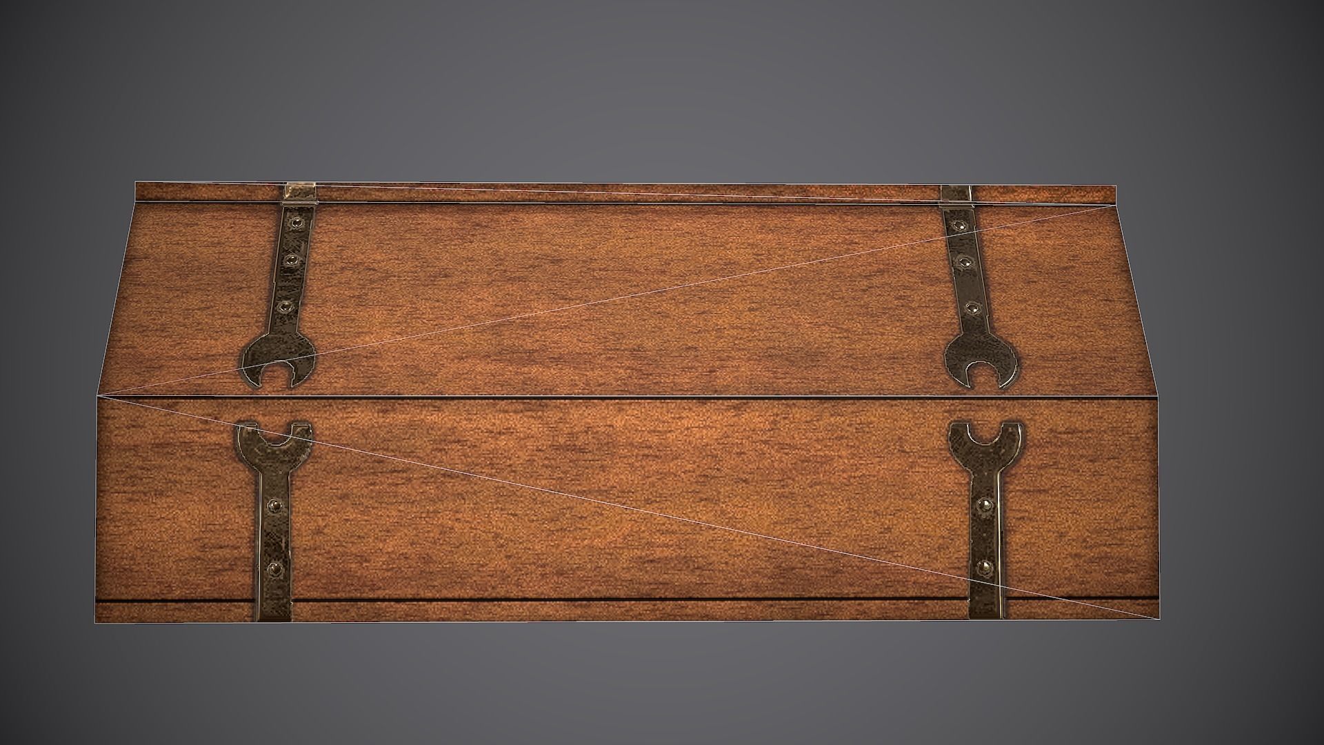 Case Medieval Free low-poly 3D model_6