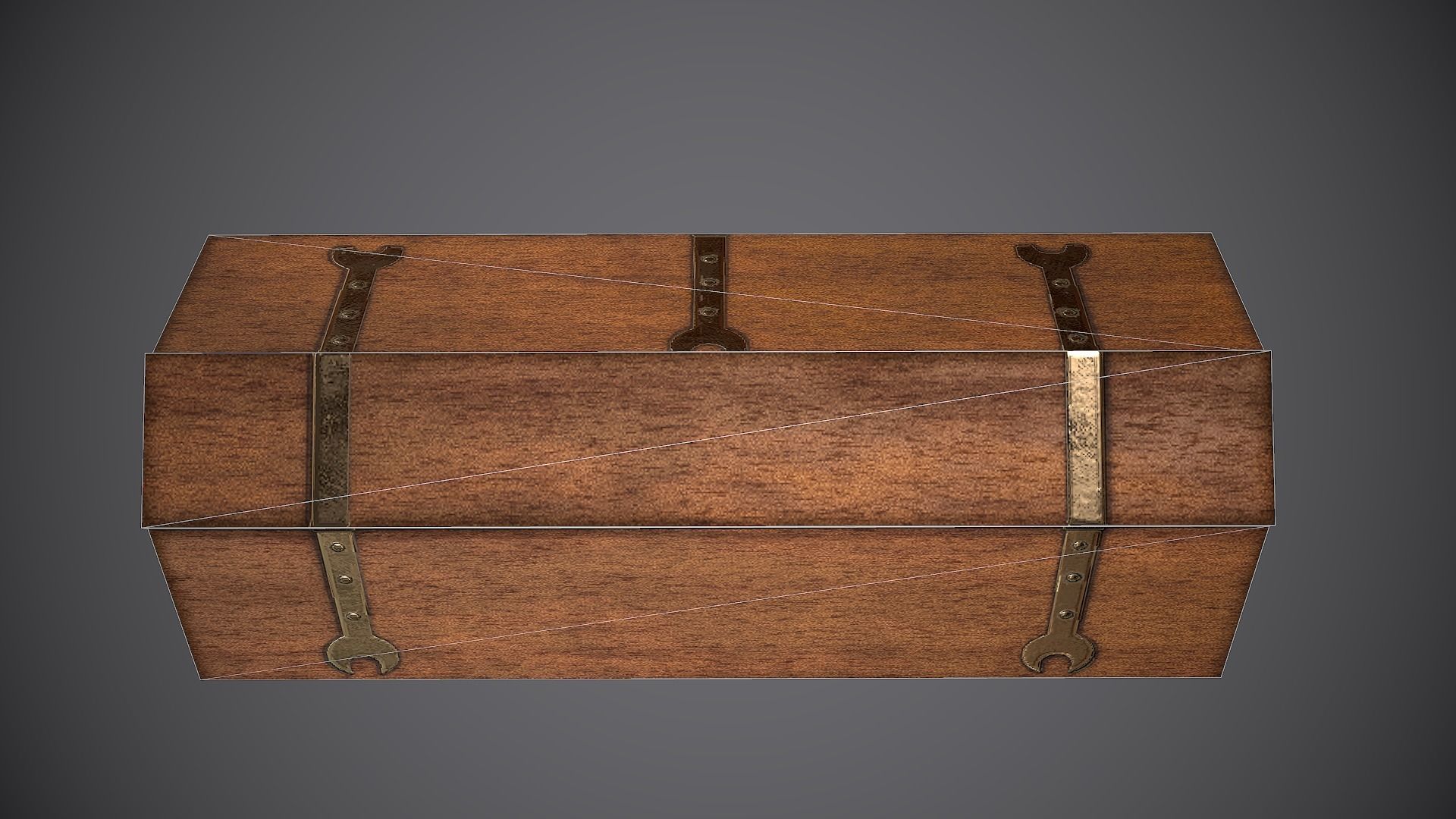 Case Medieval Free low-poly 3D model_8