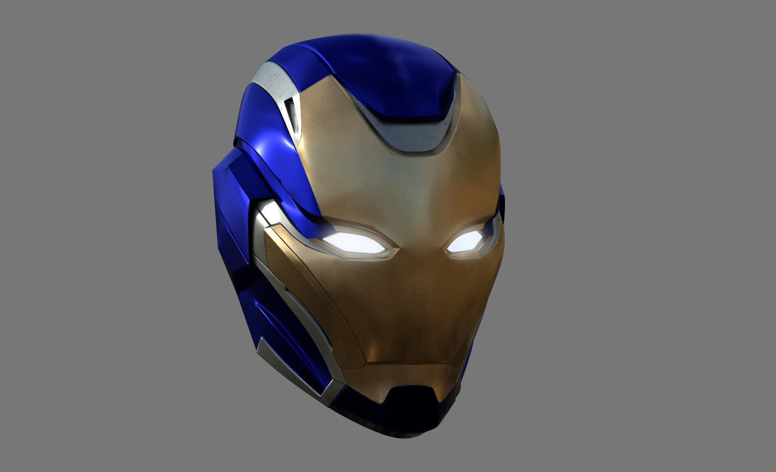 Iron rescue pepper potts 3d helmet 3D print model_2
