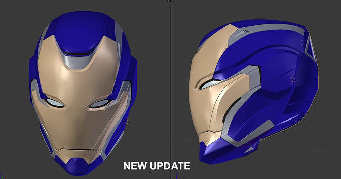 Iron rescue pepper potts 3d helmet 3D print model