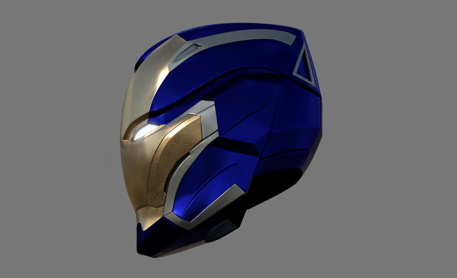 Iron rescue pepper potts 3d helmet 3D print model_4