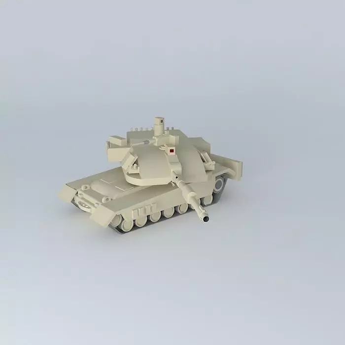 KAZ tank TAU 2 Free 3D model