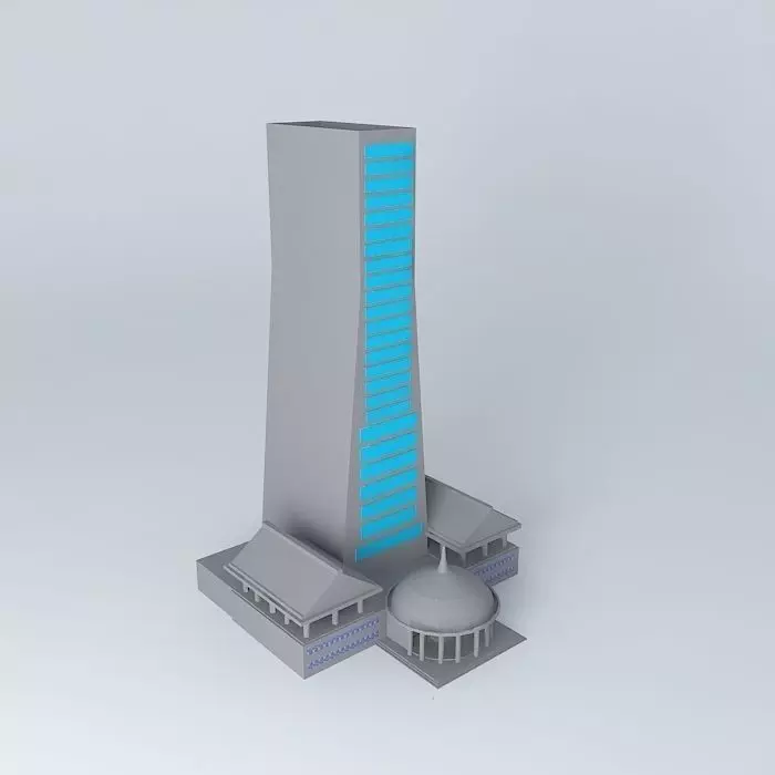 university corpus Free 3D model
