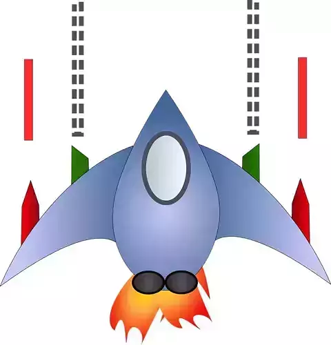 Space Ship Free low-poly 3D model