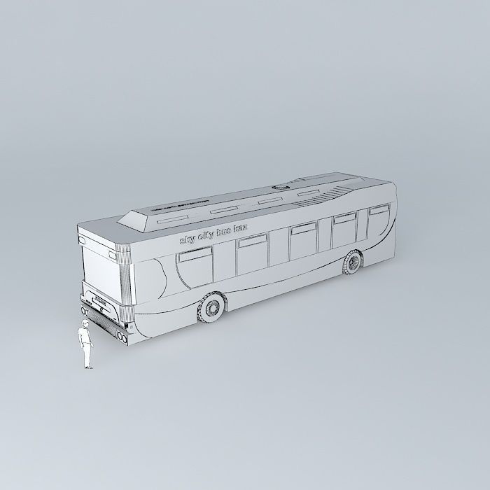 kaz bus sultan Free 3D model_3