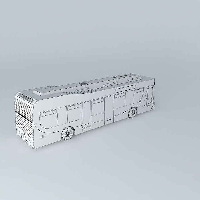 kaz bus sultan Free 3D model_4