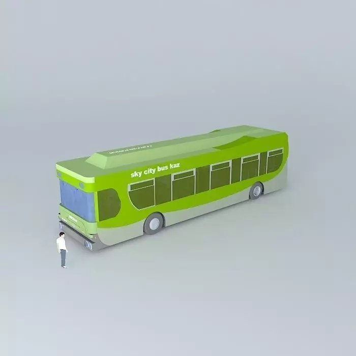 kaz bus sultan Free 3D model_0
