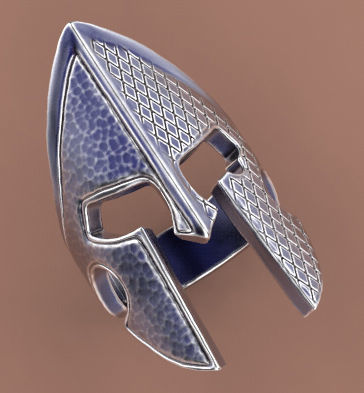 Gladiator ring Silver Gold  Print 3D print model_6