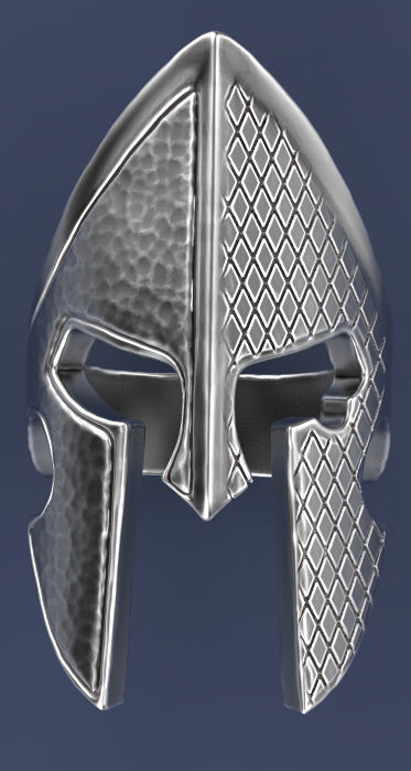 Gladiator ring Silver Gold  Print 3D print model_1