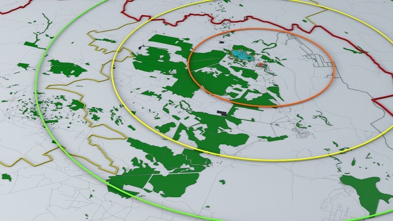 Chernobyl Disaster Area - The Zone 3D model_3