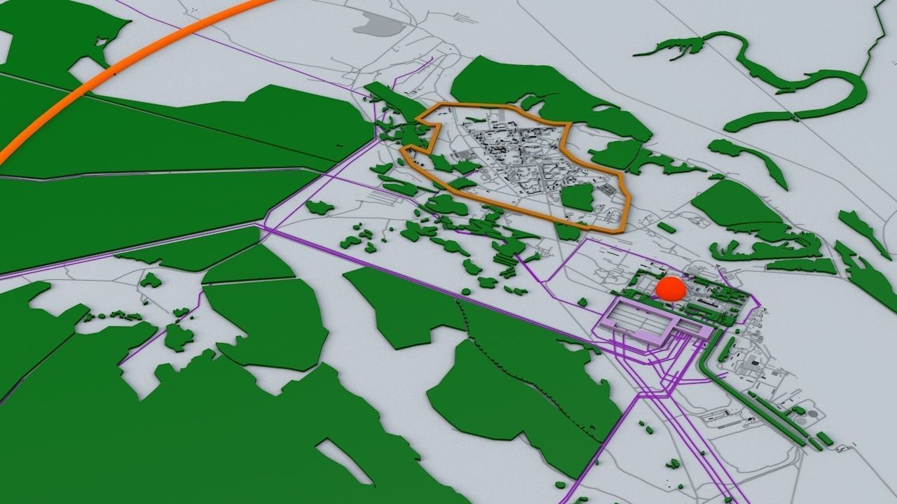 Chernobyl Disaster Area - The Zone 3D model_4
