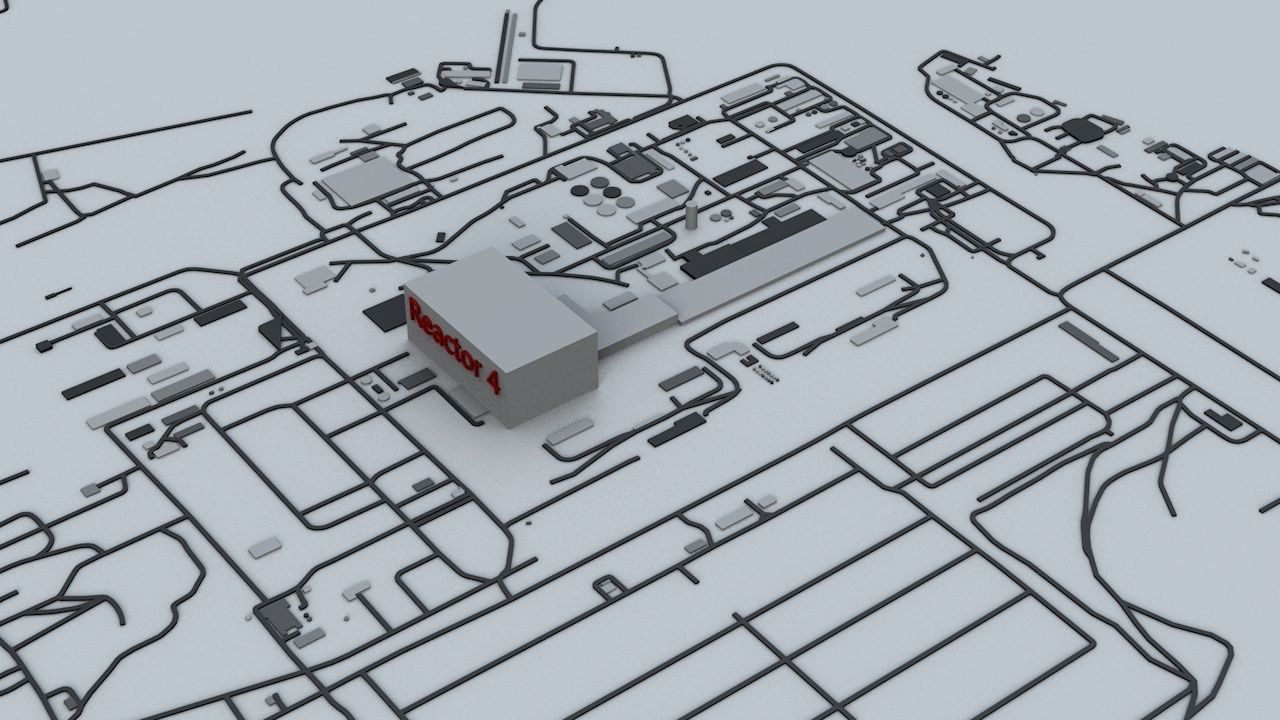 Chernobyl Disaster Area - The Zone 3D model_5