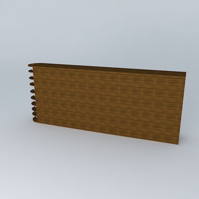 booth tv cabinet 3D model_1
